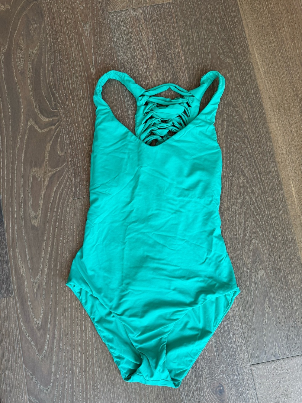 BECCA Teal One-Piece Swimsuit with Back Detail